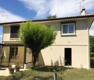 Ravalement résine projetée à Langon décembre 2017