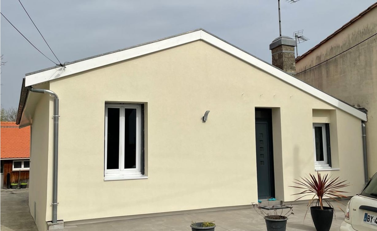 Après un chantier d'isolation thermique par l'extérieur - ITE 2 faces à Bègles