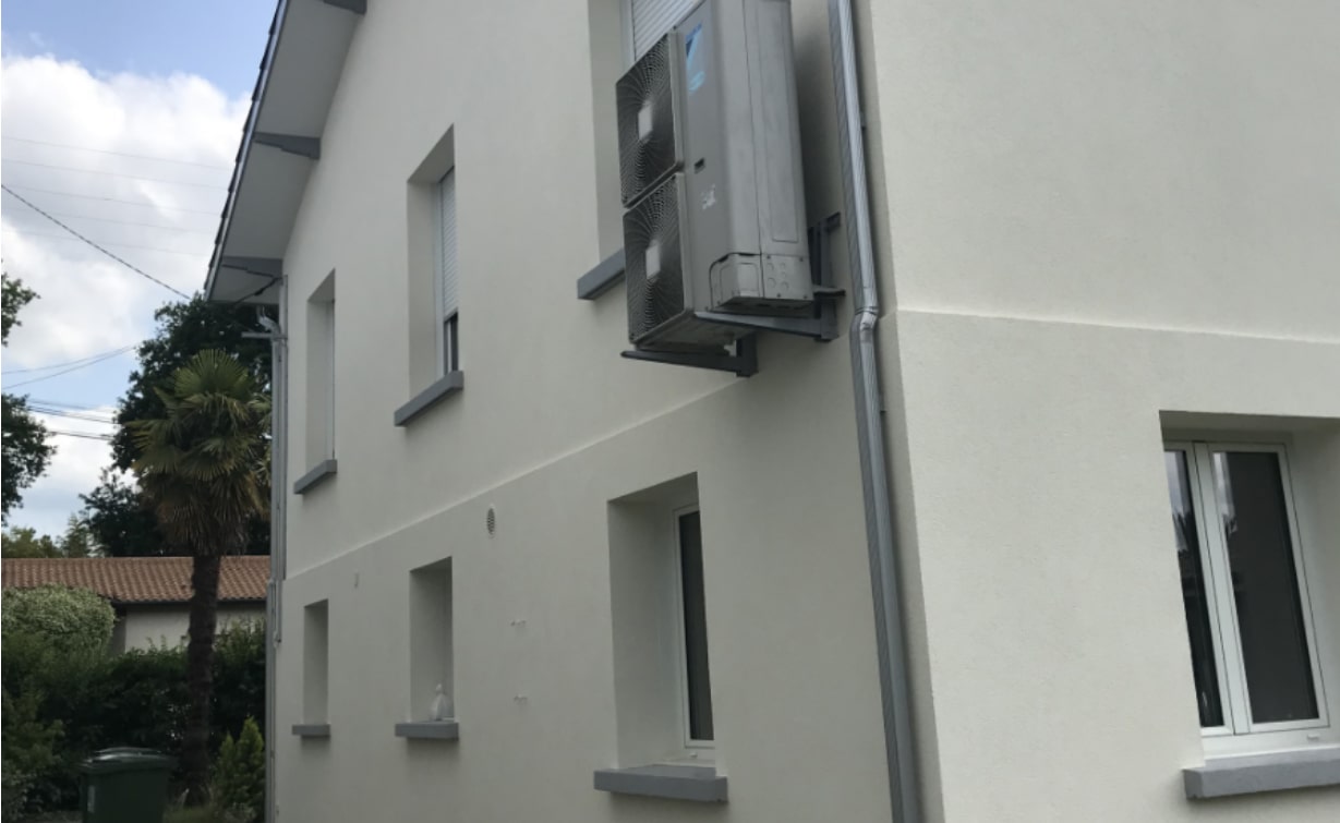 Après le ravalement de grande envergure à Pessac sur un coté