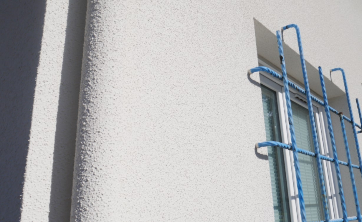 Photo mur maison plan rapproché après rénovation de façade à Pessac