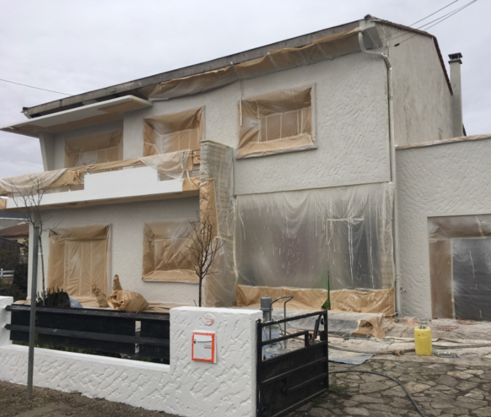 Protection des chantiers de rénovation de façade