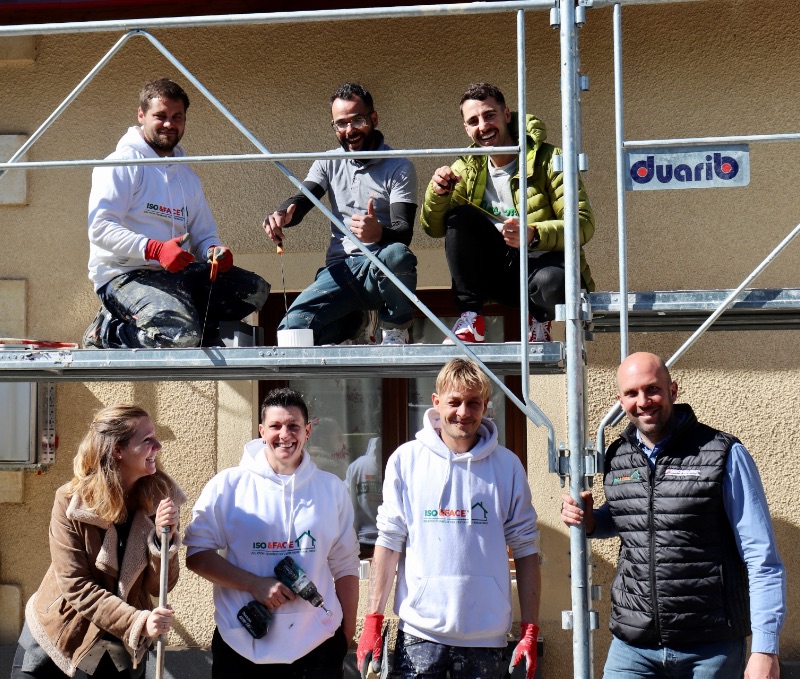 Tournage maintenant j’aime le lundi Photo équipe ISO&FACE tournage maintenant j'aime le lundi