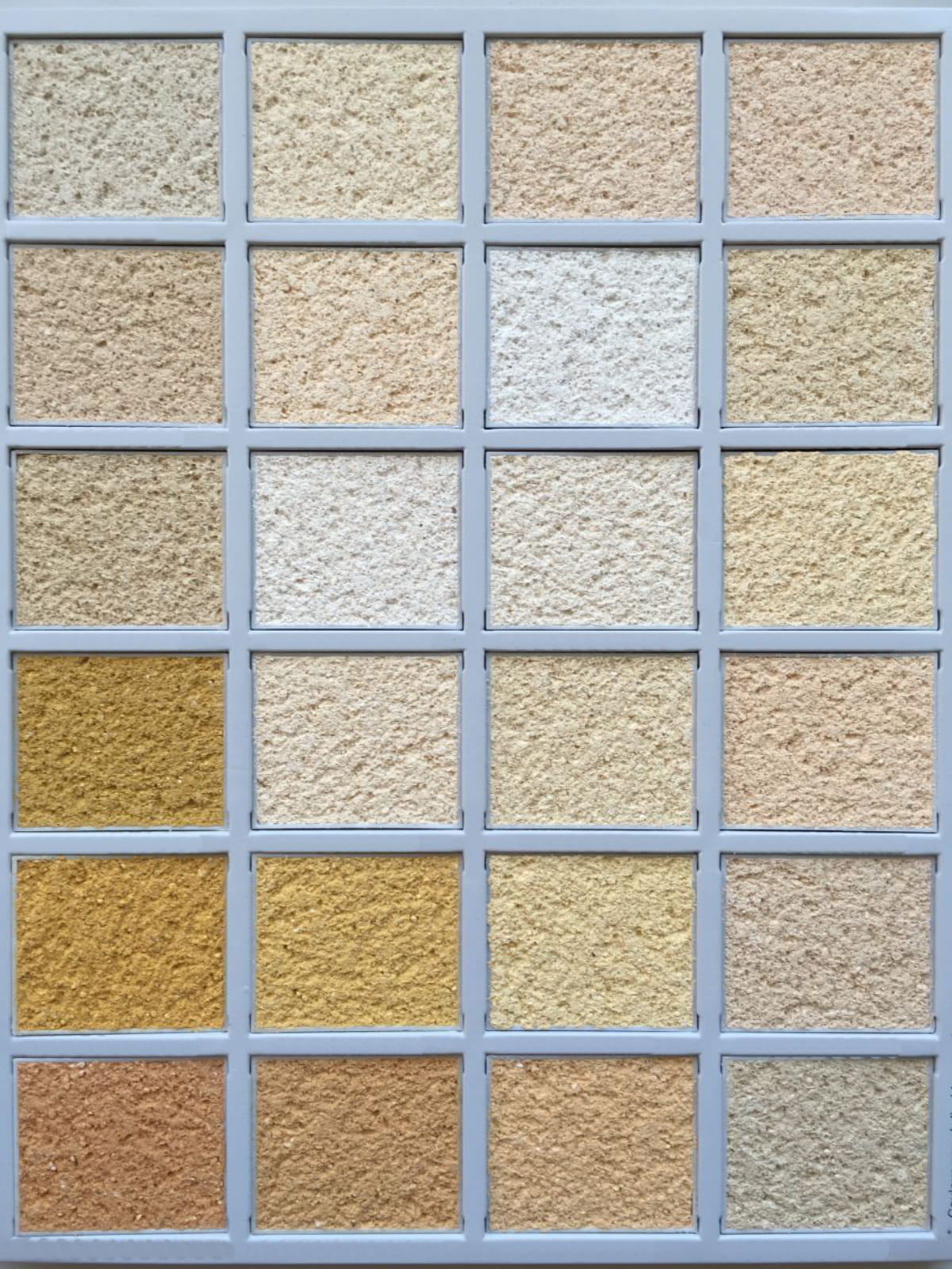 Exemple nuancier couleur enduit Exemple d'un nuancier de couleur de votre enduit extérieur mineral