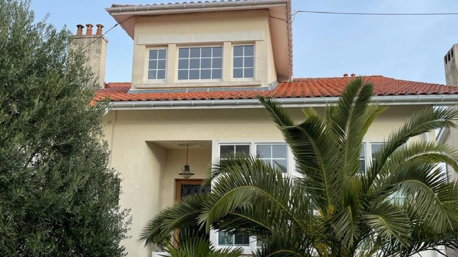 Avant la rénovation de façade de cette villa d'Arcachon