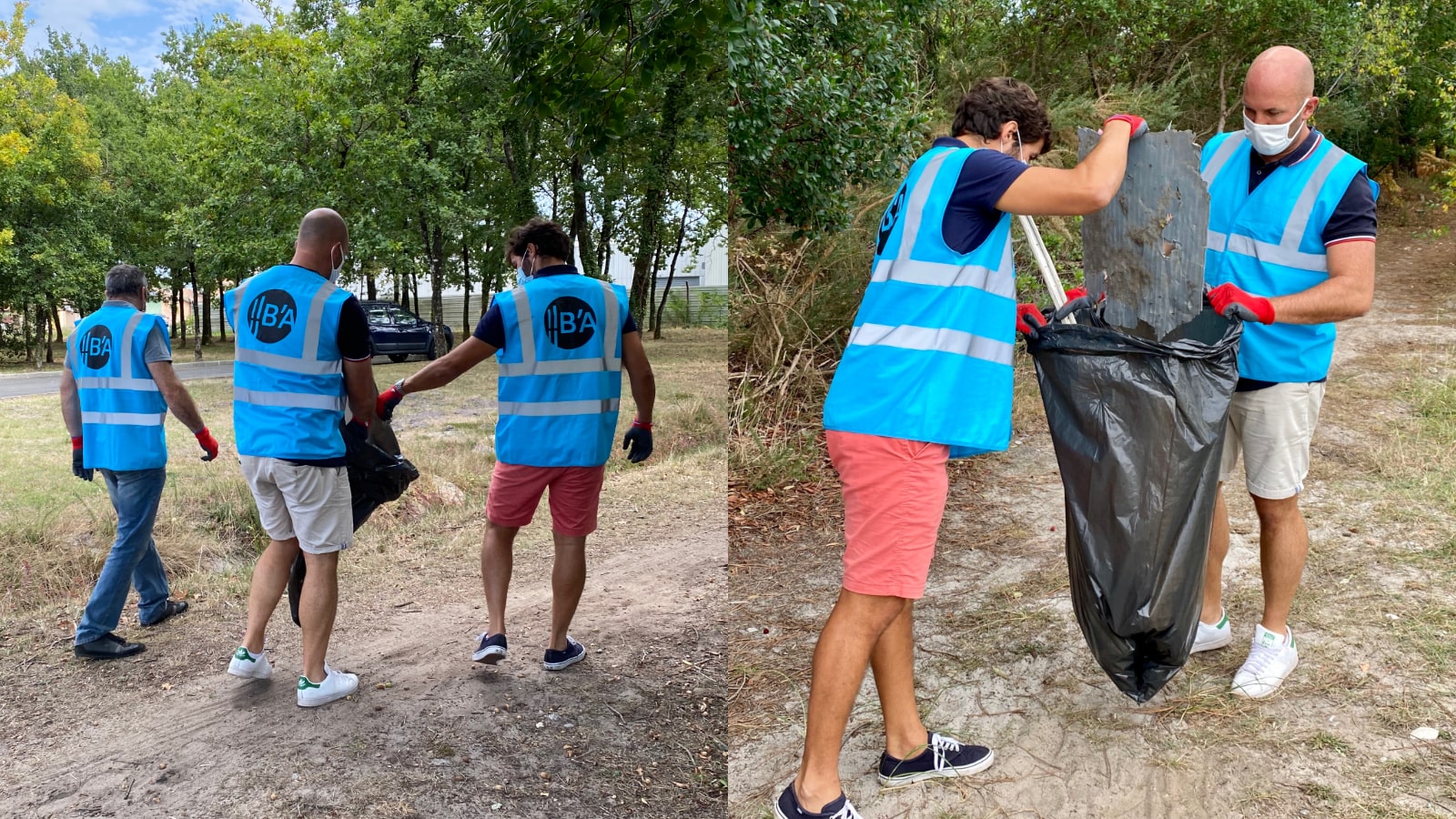  Photo de l'équipe pour la biodiversité - grand nettoyage BA - 2