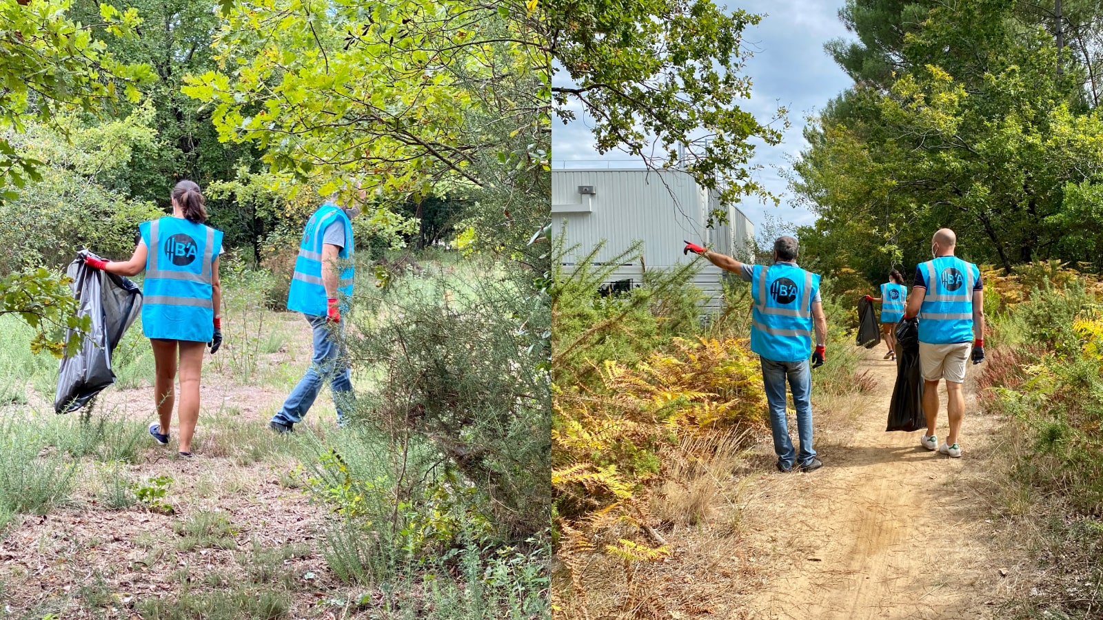 Photo de l'équipe pour la biodiversité - grand nettoyage BA - 1